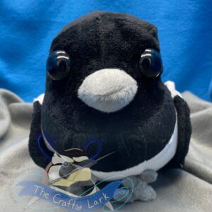 Minky Magpie Birb Plush