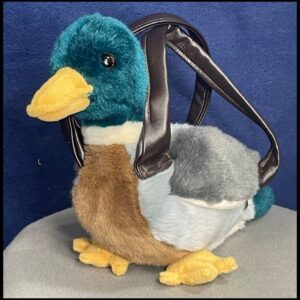 3/4 view of the Mallard Duck handbag